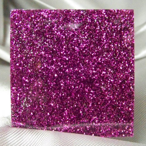 Pink Glitter Acrylic Sheets - 11.75 x 19