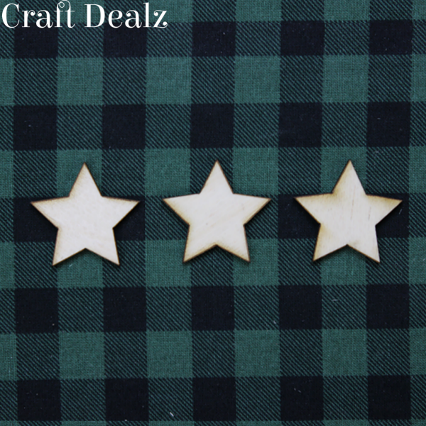 Laser 1.25" Stars 25 Pack