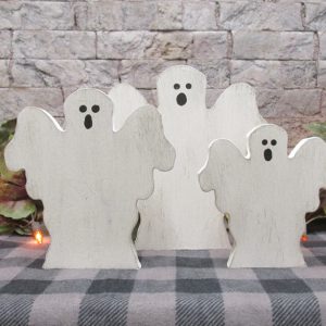 Wooden Ghost Cutouts