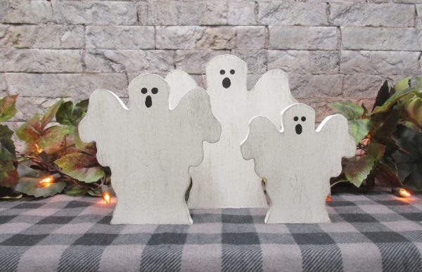 Wooden Ghost Cutouts