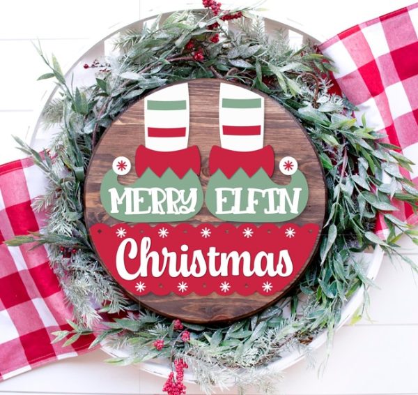 Merry Elfin Christmas Overlay