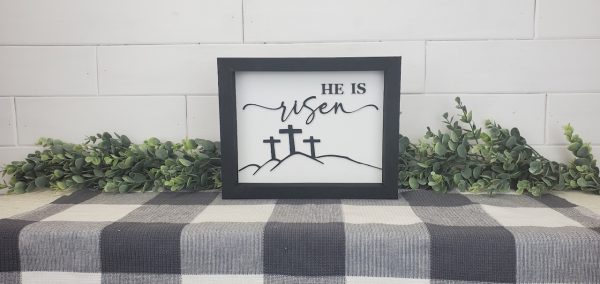 He Is Risen sign kit