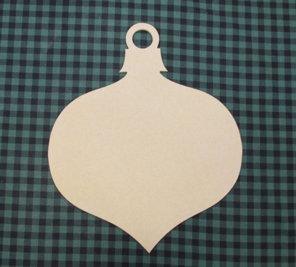 Vintage Christmas Ornament Cutout