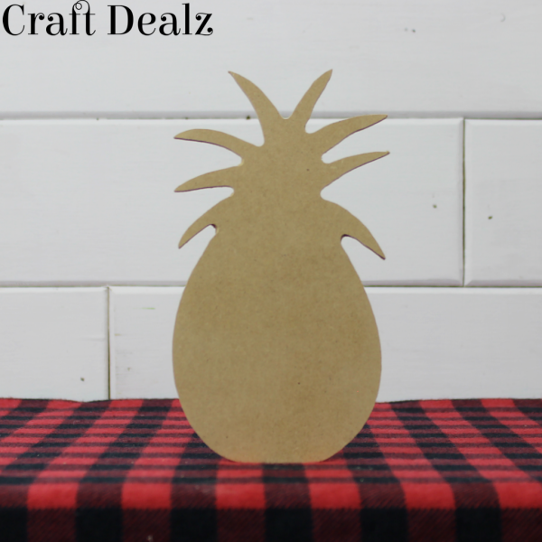 Wooden 8 Leaf Pineapple Door Hanger