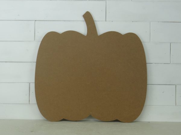 Wooden Square Pumpkin Cutout