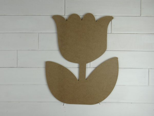 Wooden Tulip Cutout