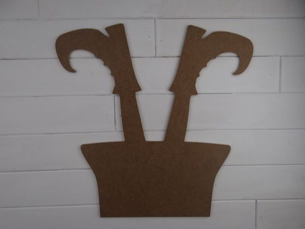 Wooden Witch Legs Door Hanger