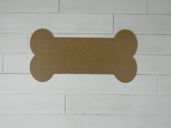 Wooden Dog Bone Cutout