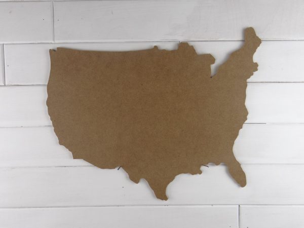 Wooden USA Cutout