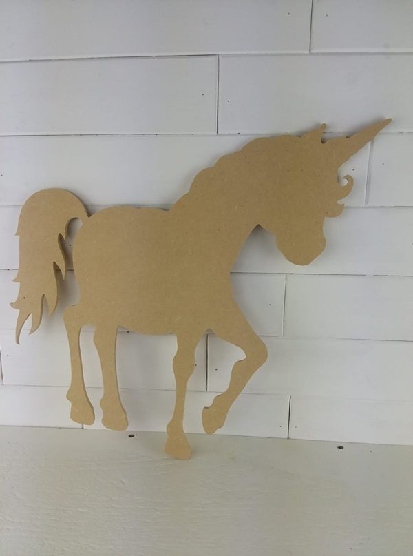 Wooden Unicorn Door Hanger