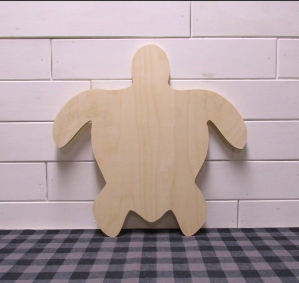 Wooden Sea Turtle Door Hanger