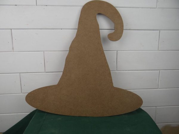 Wood Witch Hat Door Hanger