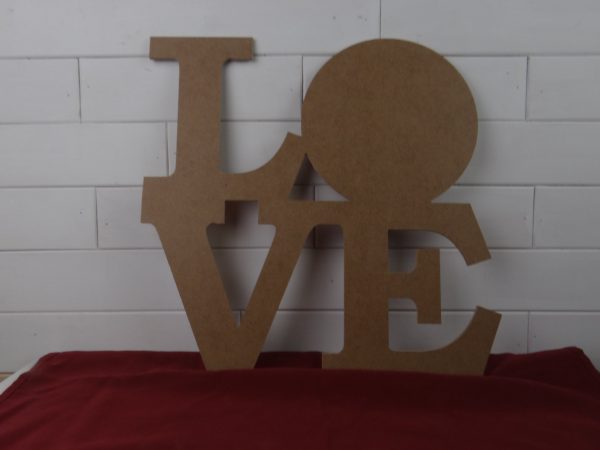 Wooden Stacked LOVE Ball Door Hanger