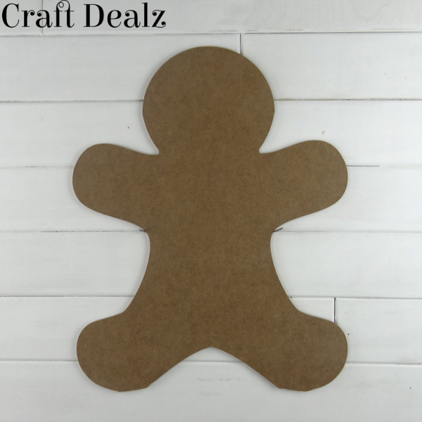 Wood Gingerbread Boy Door Hanger