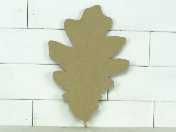 Wood Oak Leaf Cutout