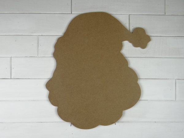 Wooden Santa Face Door Hanger