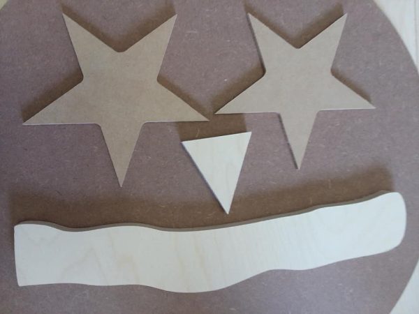 Wood Scarecrow Fence Board kit