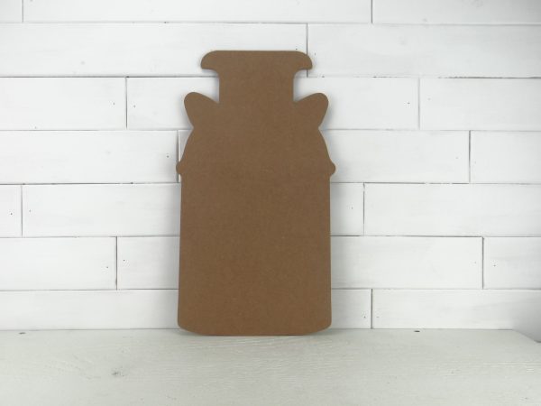 Wooden Milk Can Cutout