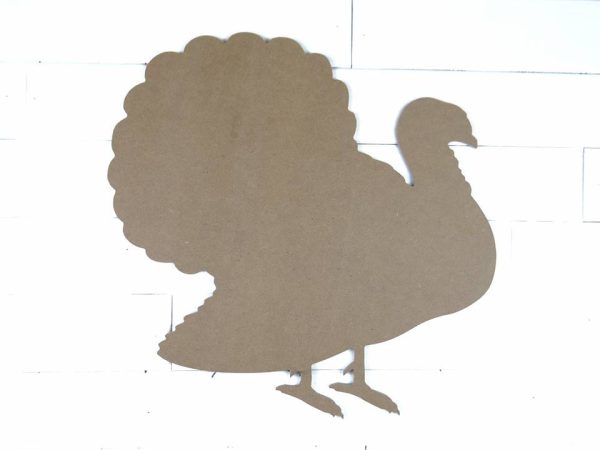 Wooden Turkey Cutout