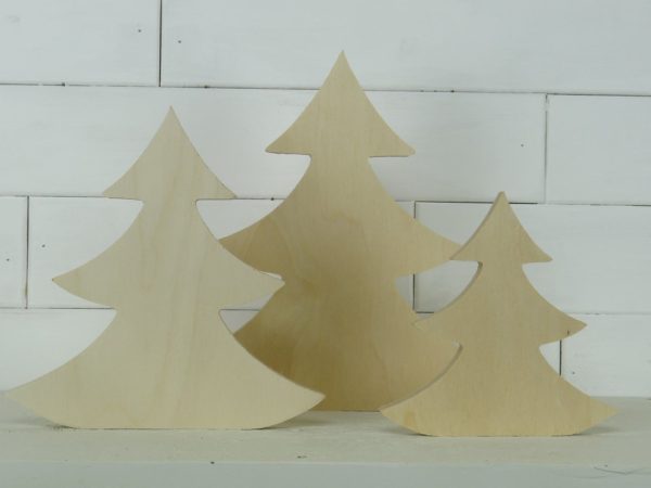 Wood Freestanding Christmas Tree