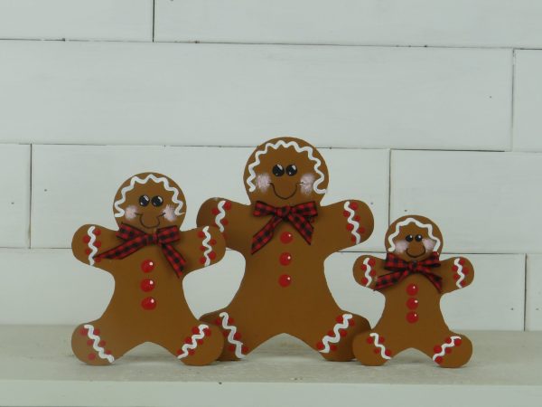 Wooden Gingerbread Cutouts