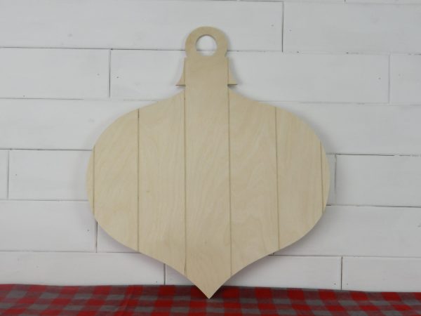 Wood Faux Pallet Vintage Ornament