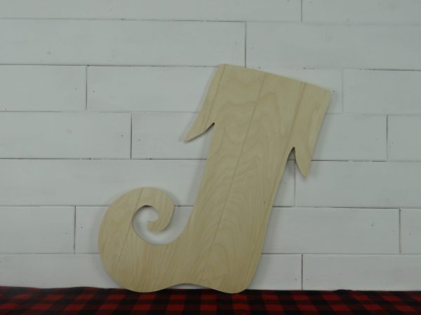 Wood Faux Pallet Elf Stocking 1/4"