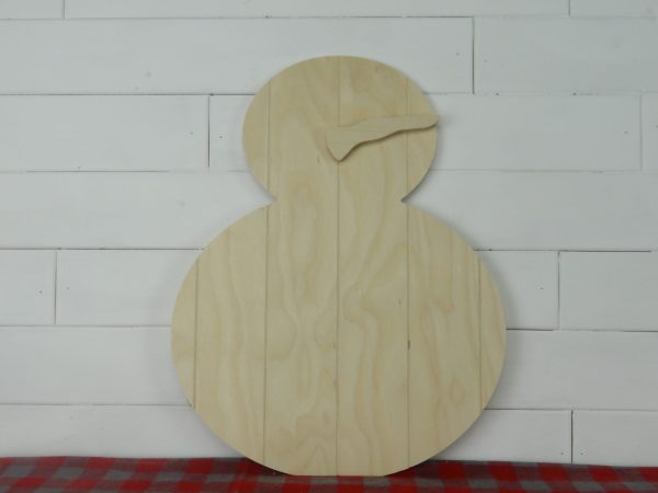 Wood Faux Pallet Snowman - Image 2