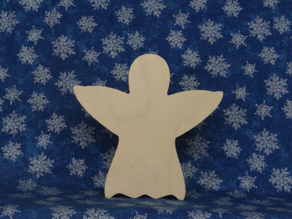 Wood Angel Cutout - 8 inch