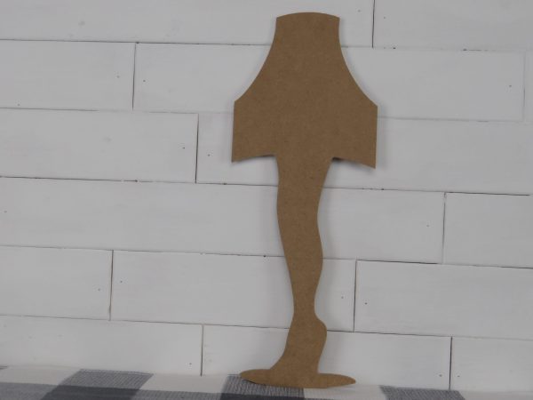 Wood Leg Lamp Cutout