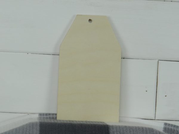 Wood Tag 3.5"x 6"x 1/4" - Unsanded