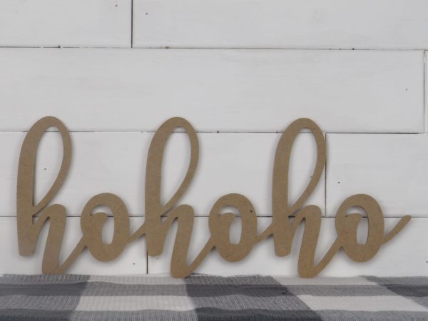 Wood hohoho Thin Script