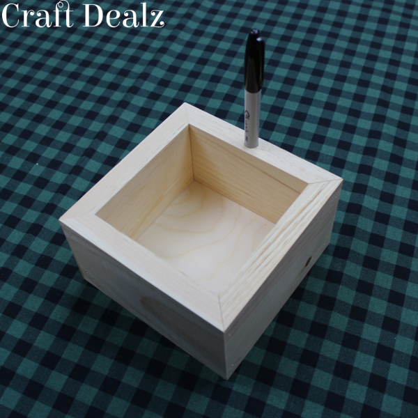 Wood Box Kit 6" x 6"