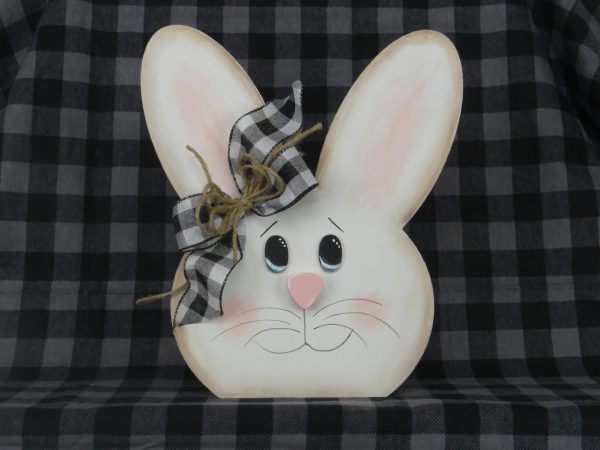 Wood Bunny Face 4 Piece Kit