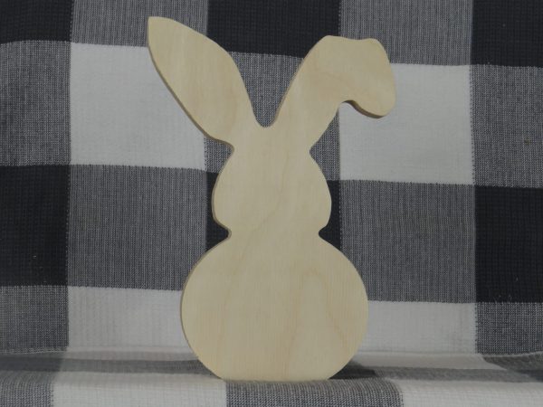 Wood Flop Ear Bunny Stand Alone