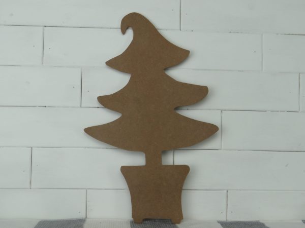 Wooden Tree Topiary Door Hanger