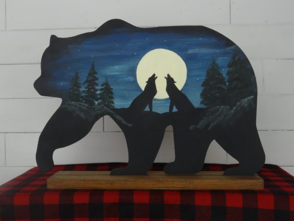 Wooden Bear Door Hanger - Image 2