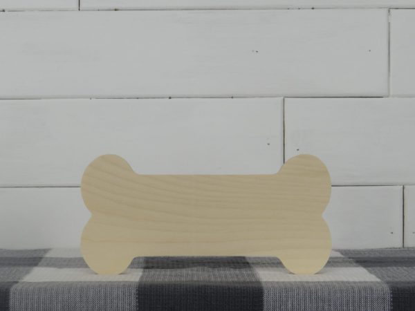 Wooden Dog Bone Cutout