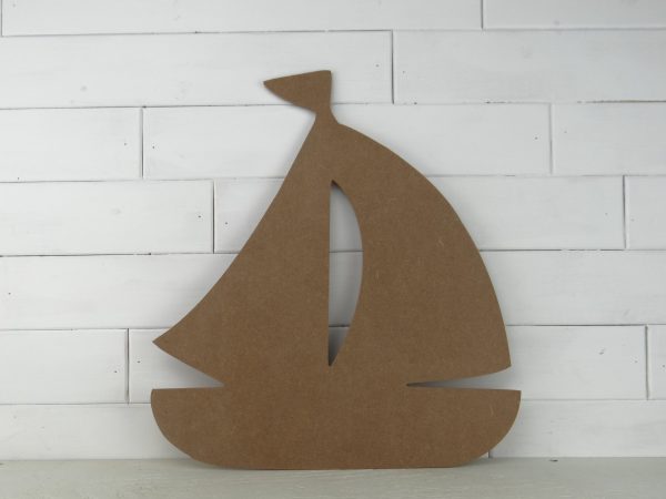 Wooden Sailboat Cutout