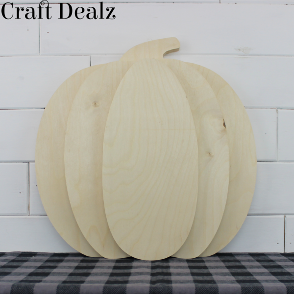 3 Pieces Stacked Pumpkin Cutout