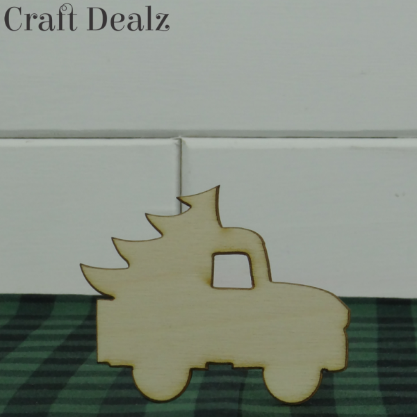 Truck with tree charm 6 pack