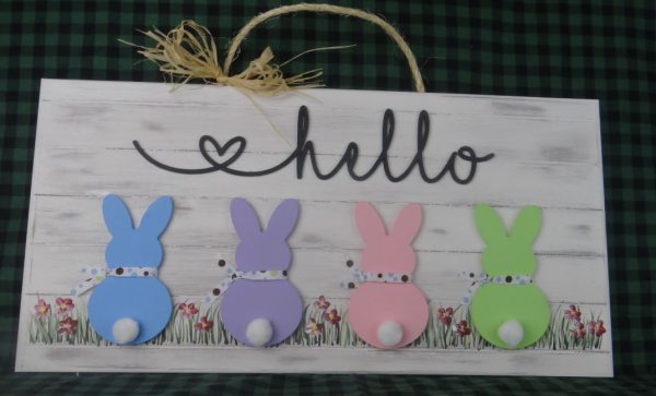 Hello Bunnies Sign Kit