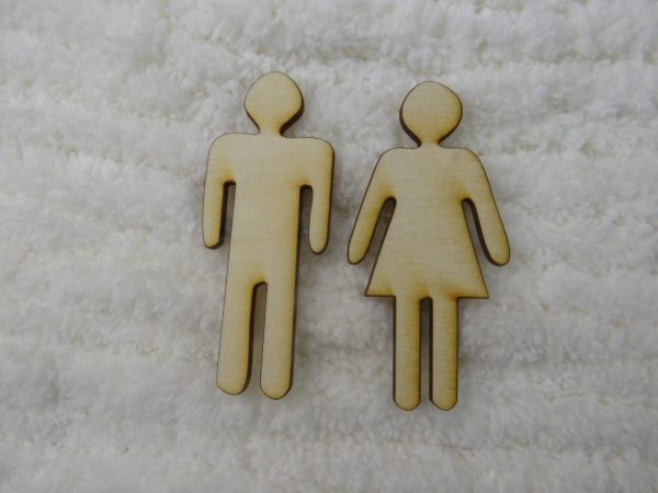 Gender Shapes Charms 6 Pack