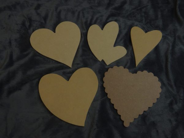 Wooden Hearts Bundle - Birch