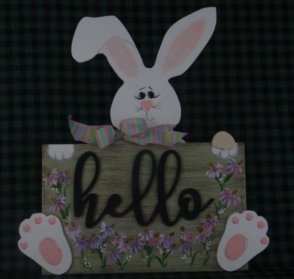 Bunny with hello Sign Kit - Image 2