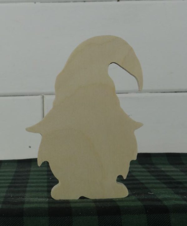 Mini Wooden Gnome Cutout - Gnorbitt