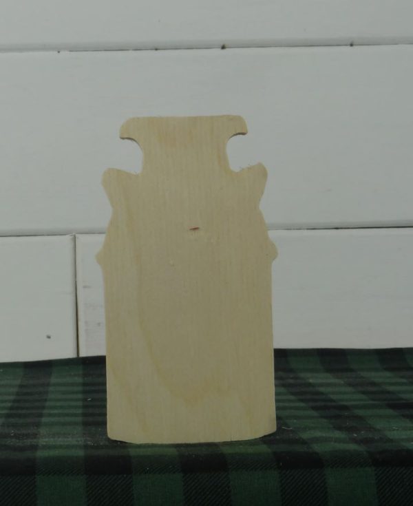 Mini Wooden Milk Can Cutout