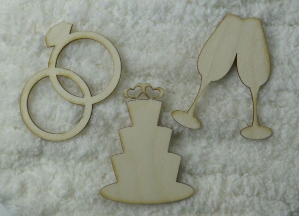 Wedding Trio Charms 3 Pack