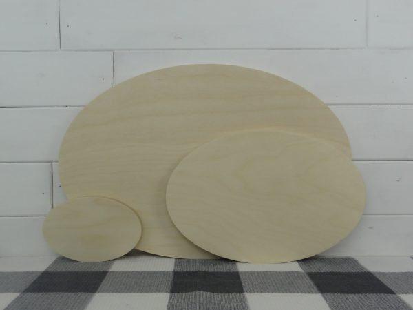 Wooden Oval Cutouts