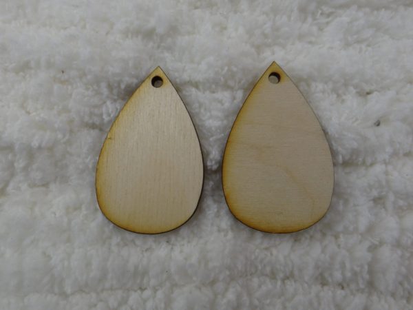 3 Pair Teardrop Earring Blanks